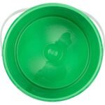 1 Gallon Green Plastic Pail with Plastic Handle (P5 Series) - Image 3