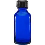 1 oz. Boston Round Bottles, Cobalt Blue Glass, 20mm 20-400 - Image 5