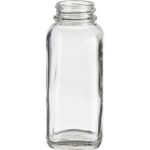 4 oz. French Square Glass Jar, 33mm 33-400