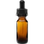 1/2 oz. Amber Boston Round Glass Bottle, 18mm 18-400 - Image 6