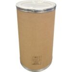 55 Gallon (550 lb. Capacity) Fiber Drum, UN Rated, Steel Cover w/Lever Lock Ring and Liner