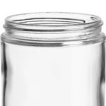 8 oz. Straight Sided Glass Jar, 70mm 70-400, 24/cs - Image 3