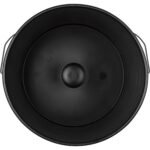5 Gallon Black Plastic Pail (90 mil), w/Metal Handle (P6 Series) - Image 2
