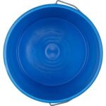 2 Gallon Blue Plastic Pail with Metal Handle (P4 Series) - Image 3